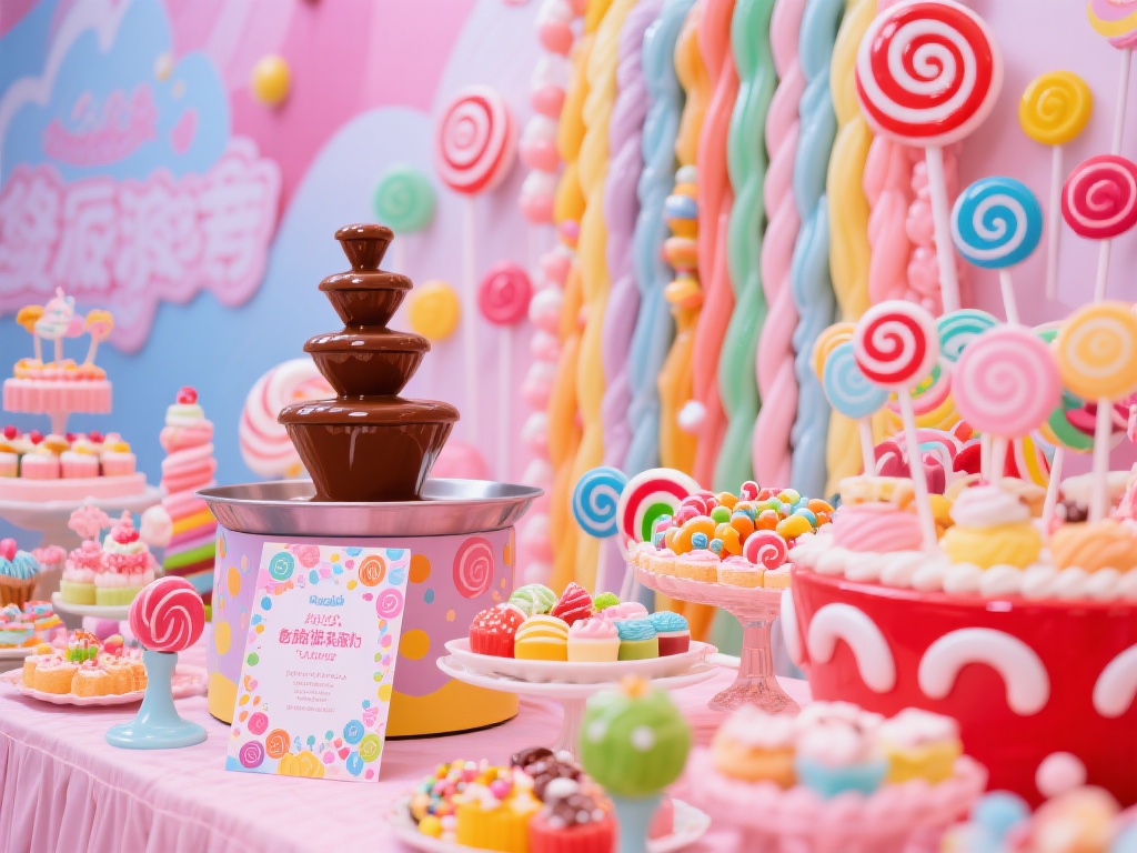 糖果派对的独特魅力
糖果的世界五彩斑斓，各种口味