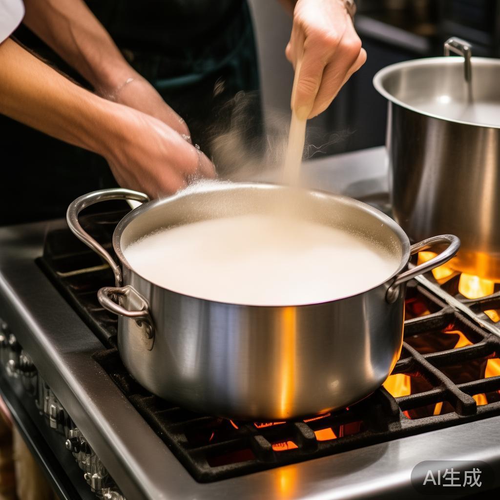 完整步骤解析:在家轻松制作多彩美味糖果派对糖果的详细教程 二、制作步骤:具体操作流程
1. 制作基础糖浆: