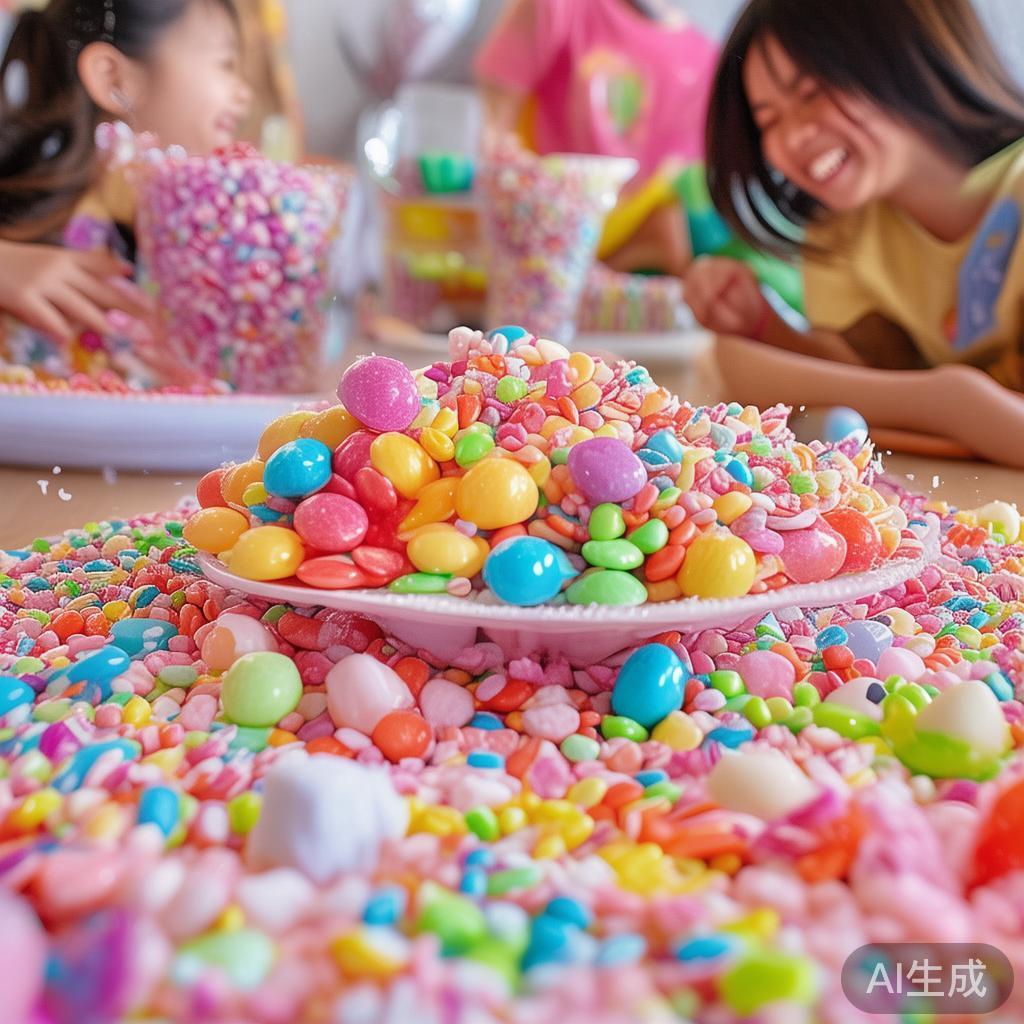 在欢快的音乐和笑声中，甜蜜的味道总能带来一种无法抗