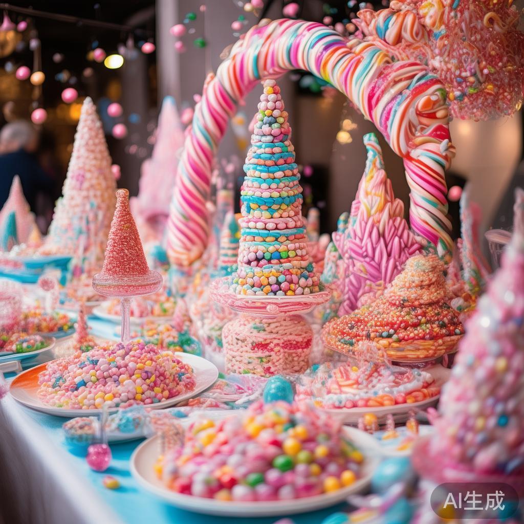 在筹划一场难忘的糖果派对时，摆件设计与布置技巧起到