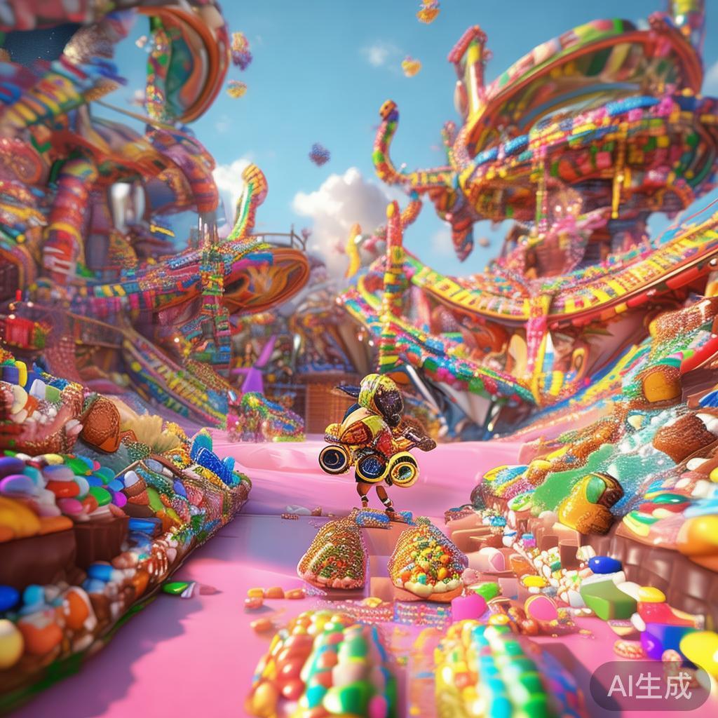 激情狂欢开启!飞车糖果派对激烈角逐燃爆全场 此次活动融合了多种游戏模式,包括经典的时间竞速、对